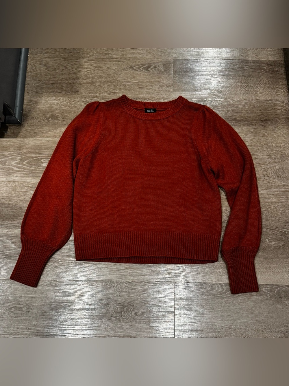 Rue21 Women's Rust Crewneck Sweater
